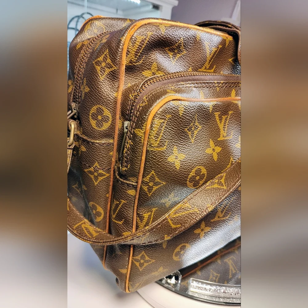 Vintage Louis Vuitton Monogram Large GM Nile Messenger Bag Unisex Shoulder - Picture 8 of 16